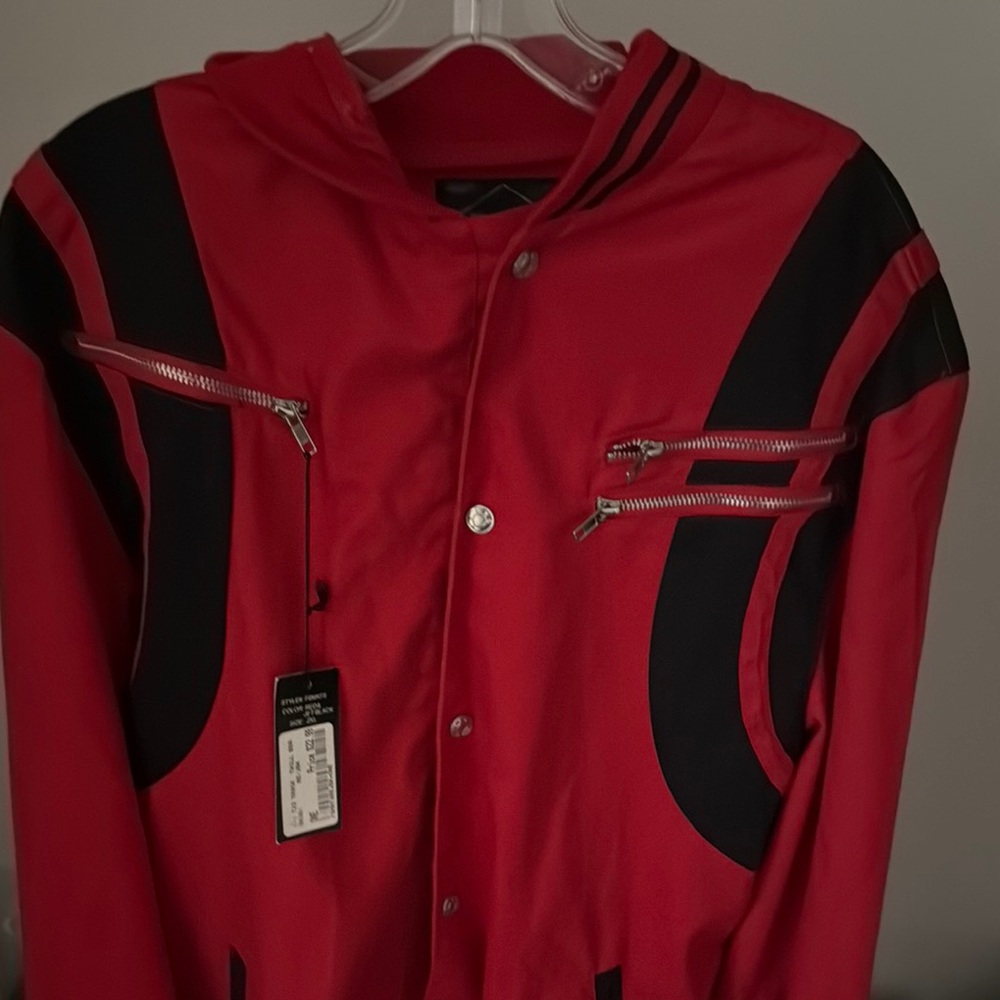 Red and Black Men's Jacket